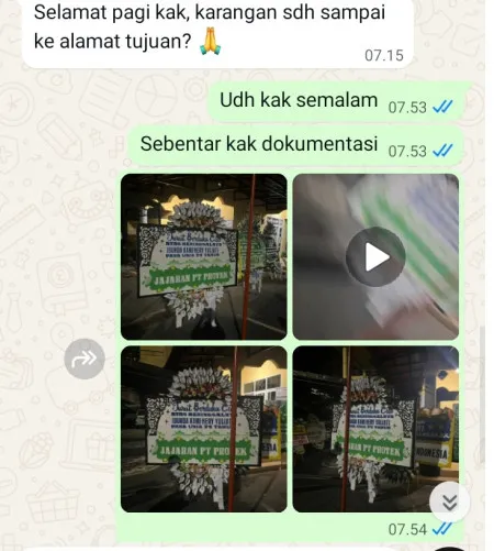 Pengiriman Papan Bunga Selamat Jayamukti Blanakan