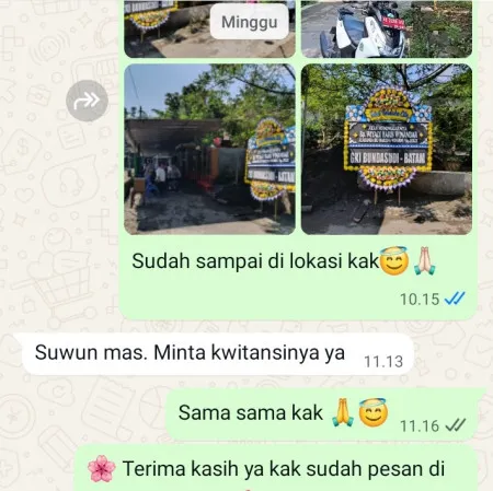 Pengiriman Papan Bunga Duka Jayamukti Blanakan