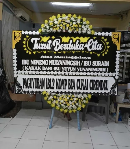 Papan Bunga Duka Jayamukti Blanakan